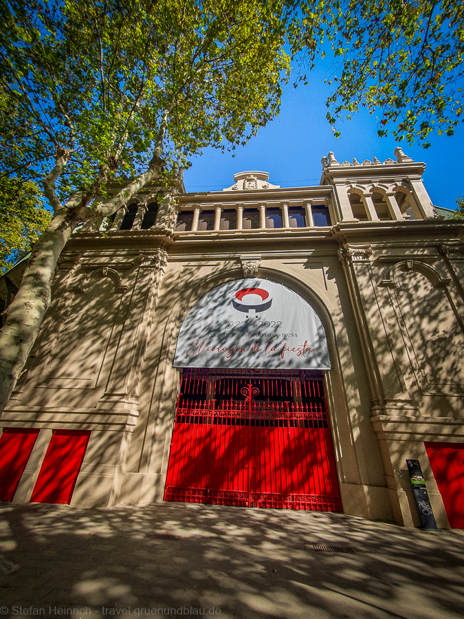 Der Eingang zur Arena von Pamplona