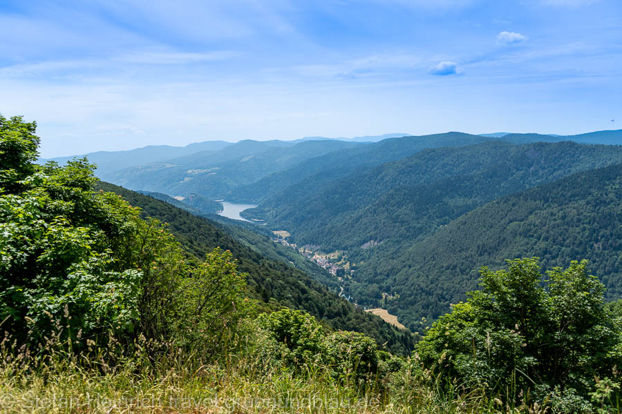 von oben Route des Crêtes