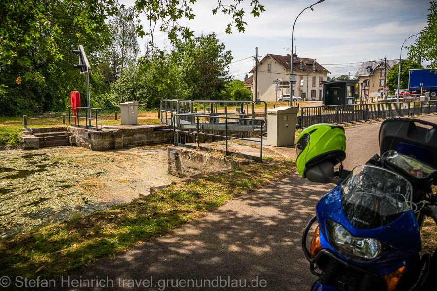 Pause auf der Motorradtour