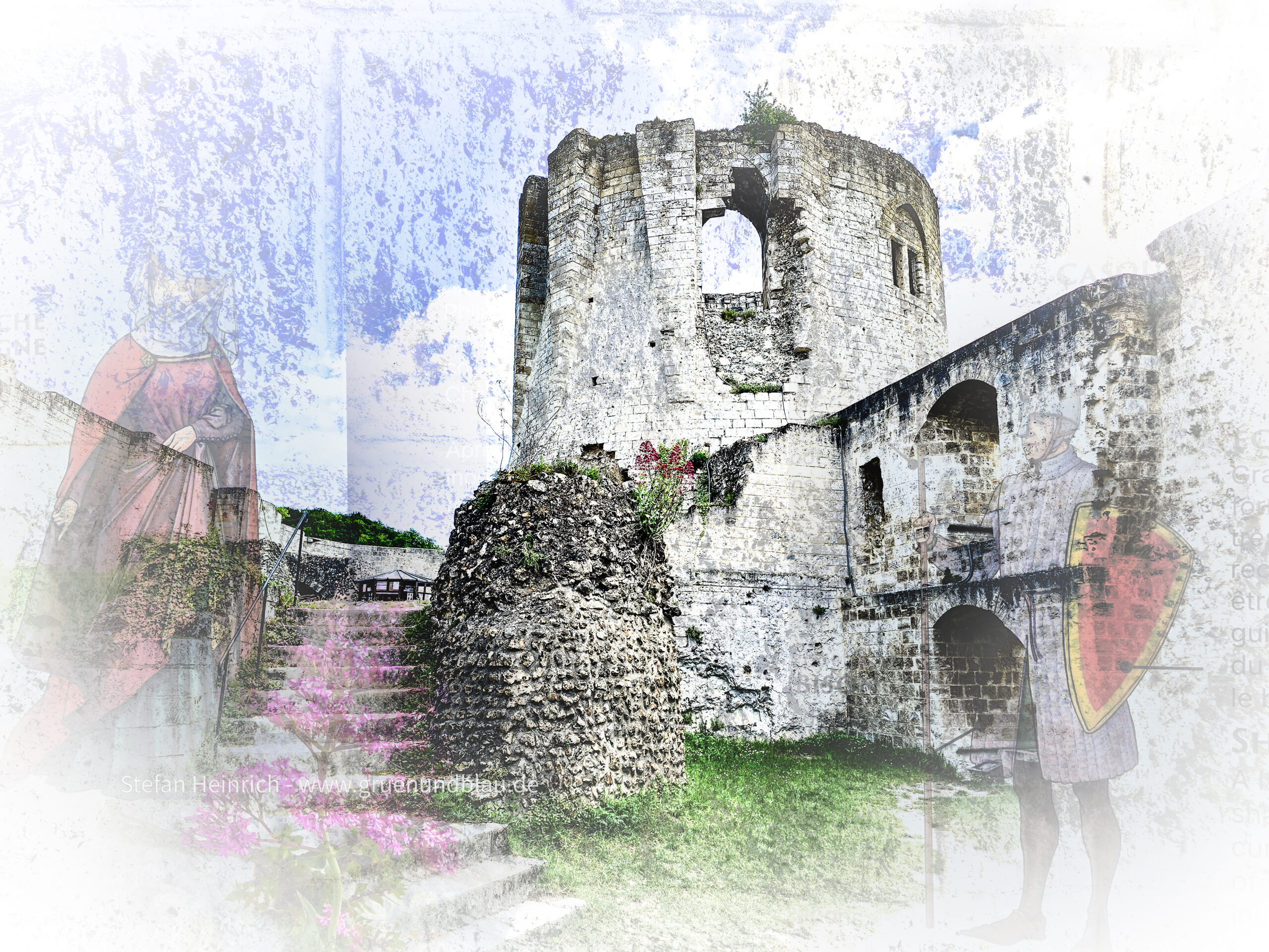 Der illegale Einbruch durch die Toilette vom Château Gaillard