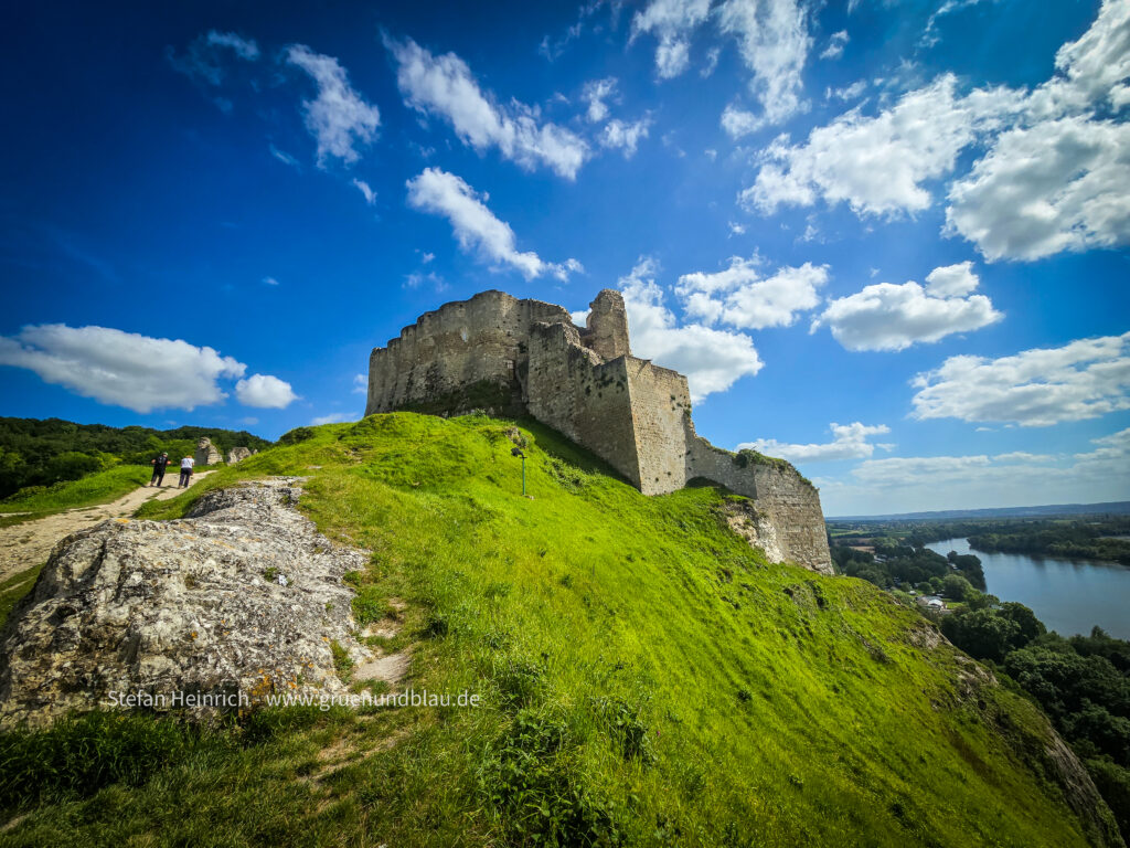 Der illegale Einbruch durch die Toilette vom Château Gaillard