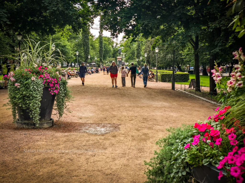 Finnland Helsinki Esplanadi-Park