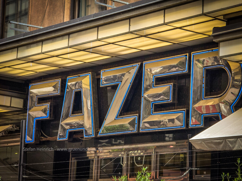 Finnland Helsinki Cafe FAzer